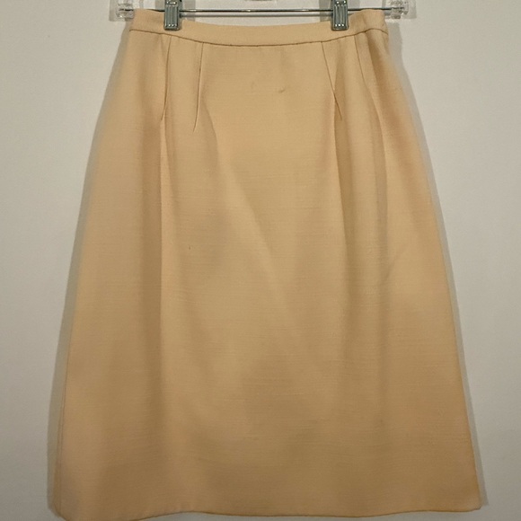 Vintage Bill Blass for Maurice Rentner Suit Set Saks Fifth Ave Cream Navy Suit - Picture 7 of 9